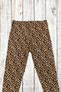 Buttery Soft Leggings - Let’s Get Wild Mini Cheetah Print