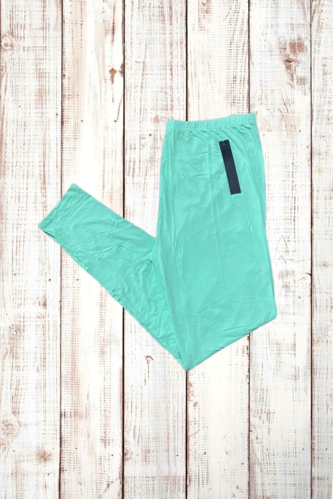 Buttery Soft Leggings - Solid Mint Green