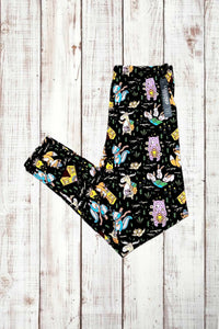 Buttery Soft Leggings - Critters & Campfires