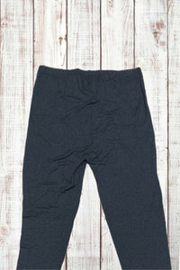 Buttery Soft Leggings - Dark Heather Charcoal Gray