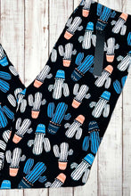 Load image into Gallery viewer, Buttery Soft Leggings - Cool as a Cactus
