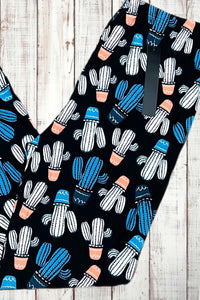 Buttery Soft Leggings - Cool as a Cactus