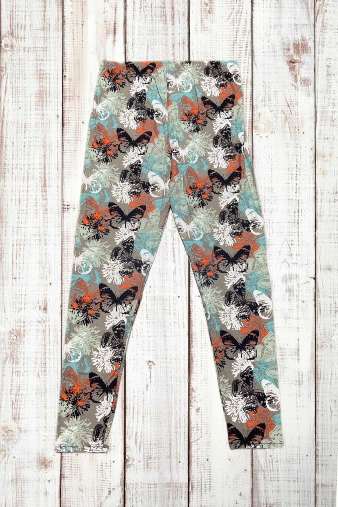 Buttery Soft Leggings - Beautiful Butterflies