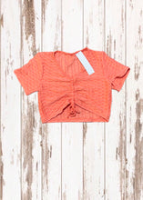 Load image into Gallery viewer, TikTok Shorts &amp; Crop Top - Coral Orange
