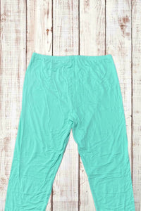 Buttery Soft Leggings - Solid Mint Green