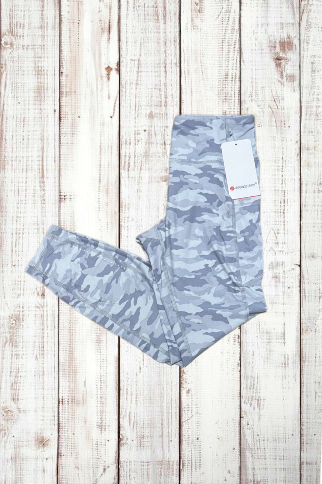 Activewear Leggings - Snow Camo