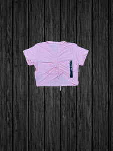 TikTok Biker Shorts & Crop Top - Light Pink