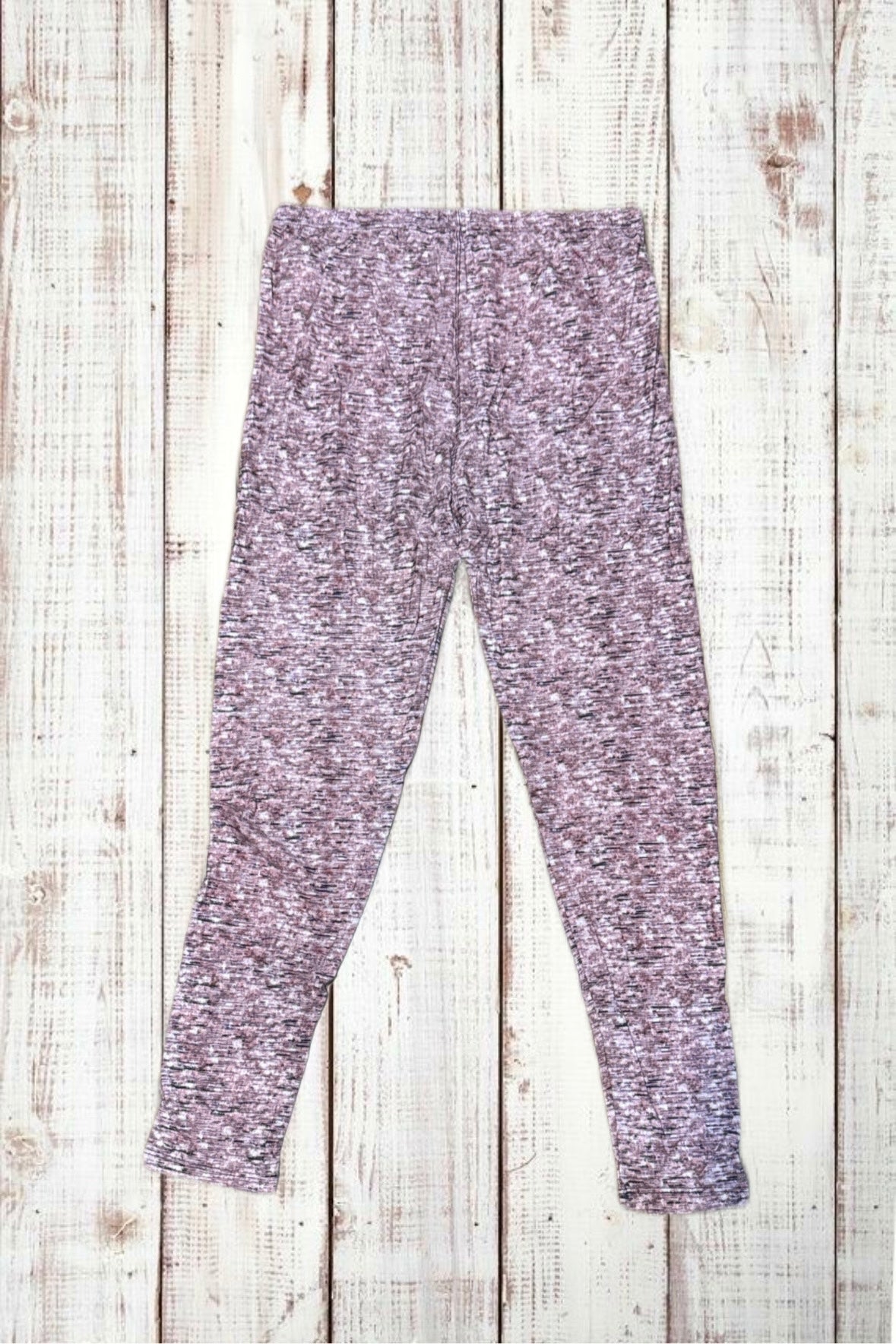 Buttery Soft Leggings - Marled Pink