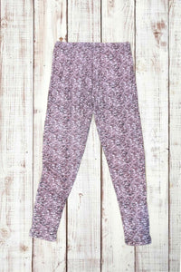 Buttery Soft Leggings - Marled Pink