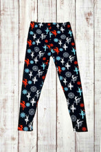 Load image into Gallery viewer, Buttery Soft Leggings - Holiday Ballerina &amp; Snowflakes
