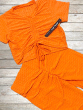 Load image into Gallery viewer, TikTok Biker Shorts &amp; Crop Top - Neon Orange
