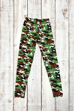 Load image into Gallery viewer, Buttery Soft Leggings - Lime Green Camo
