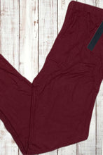 Load image into Gallery viewer, Buttery Soft Leggings - Solid Burgundy Red
