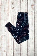 Load image into Gallery viewer, Buttery Soft Leggings - All Stars - Red White Blue
