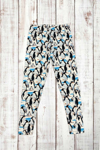 Buttery Soft Leggings - Penguins