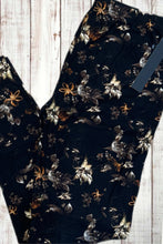 Load image into Gallery viewer, Buttery Soft Leggings - Brown &amp; Black Floral
