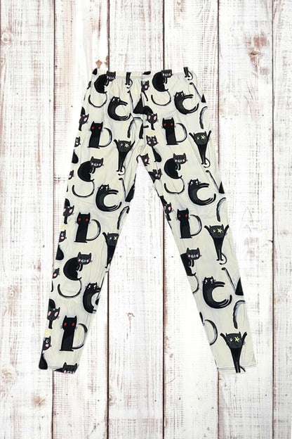 Buttery Soft Leggings - Here Kitty Kitty