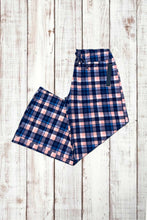 Load image into Gallery viewer, Buttery Soft Lounge Pants - Pink/Blue Plaid
