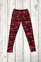 Load image into Gallery viewer, Buttery Soft Leggings - Camo Red
