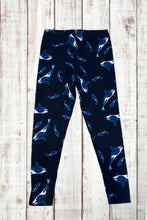 Load image into Gallery viewer, Buttery Soft Leggings - Orca Whale Print
