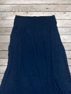 Maxi Skirts w/ Pockets - Navy Blue