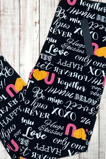 Buttery Soft Leggings - Love Language