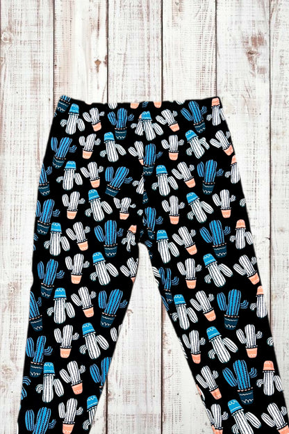 Buttery Soft Leggings - Cool as a Cactus