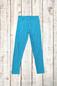 Buttery Soft Leggings - Solid Teal