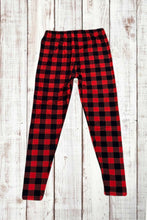 Load image into Gallery viewer, Buttery Soft Leggings - Classic Buffalo Plaid
