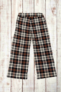 Buttery Soft Lounge Pants - Brown Plaid