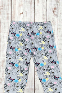 Buttery Soft Leggings - Pastel Butterflies