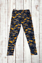 Load image into Gallery viewer, Buttery Soft Leggings - Camo Orange/Gray/Black
