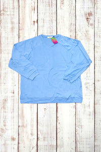 Pullover Crewneck Sweatshirt - Light Blue