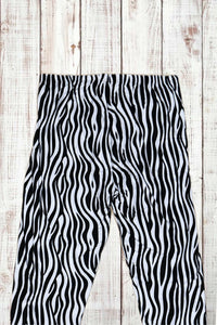 Buttery Soft Leggings - Zebra Print