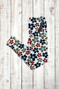 Buttery Soft Leggings - Groovy Flowers