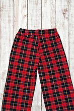 Load image into Gallery viewer, Buttery Soft Lounge Pants - Red/Black/Blue Plaid
