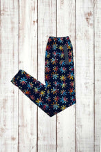 Load image into Gallery viewer, Buttery Soft Leggings - Rainbow Snowflakes
