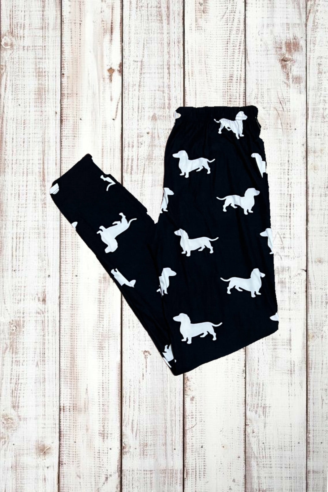 Buttery Soft Leggings - Dachshund Dash