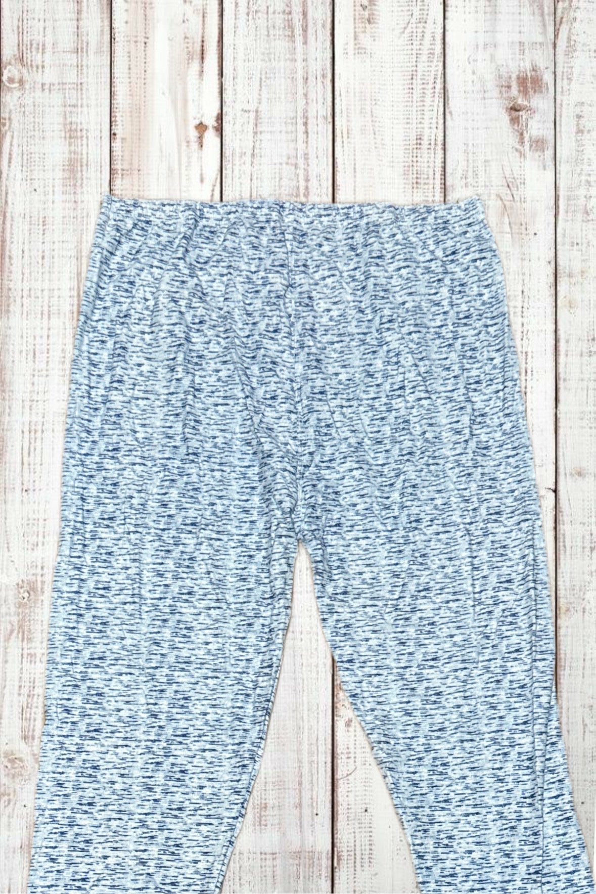 Buttery Soft Leggings - Marled Light Blue