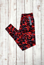 Load image into Gallery viewer, Buttery Soft Leggings - Camo Red
