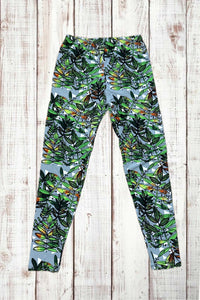 Buttery Soft Leggings - Leafy Greens