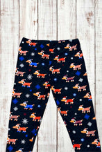 Load image into Gallery viewer, Buttery Soft Leggings - Christmas Dachshunds
