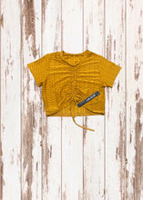 Load image into Gallery viewer, TikTok Biker Shorts &amp; Crop Top - Golden Yellow
