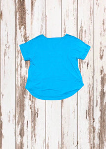 Extra Stretchy Tee - Ice Blue