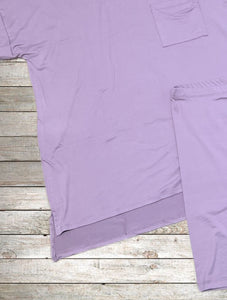 Buttery Soft Shorts & Tshirt - Light Rose