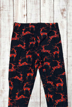 Load image into Gallery viewer, Buttery Soft Leggings - Holiday Plaid Reindeer
