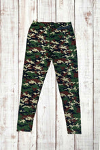 Load image into Gallery viewer, Buttery Soft Leggings - Green/Tan Camo
