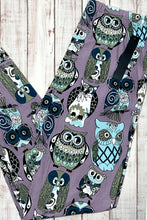 Load image into Gallery viewer, Buttery Soft Leggings - Owl Print
