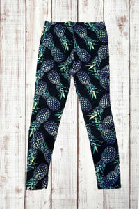 Buttery Soft Leggings - Pineapples