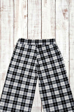 Load image into Gallery viewer, Buttery Soft Lounge Pants - Classic Black/White Plaid
